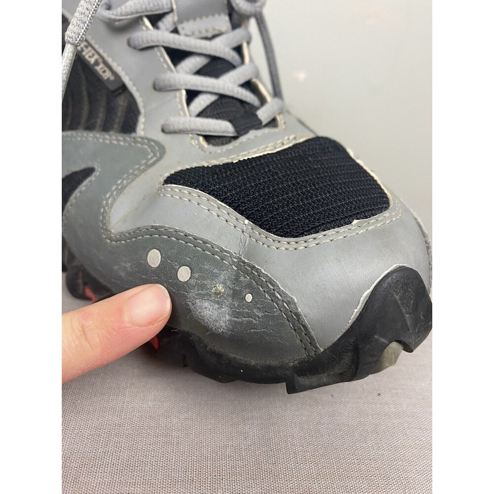 ECCO Gray Faux Leather Hiking Shoes US Men's 6-6.5 Gore-Tex Receptor Line READ - Picture 7 of 11